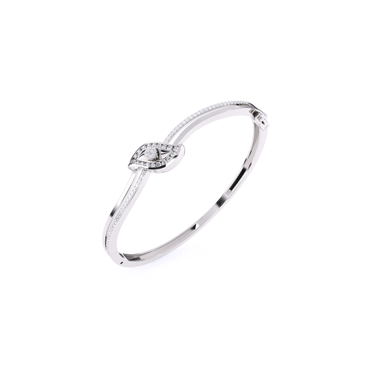 Modern Evil Eyes Diamond Bracelet